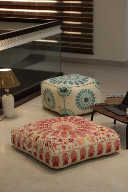 Adorestory Square Hippie Mandala Floor Cushion